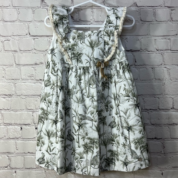 PAZ RODRIGUEZ GREEN SAFARI DRESS SPANISH MODA. - Picture 2 of 8